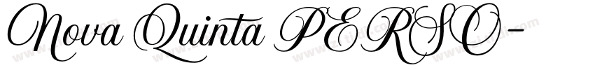 Nova Quinta PERSO字体转换